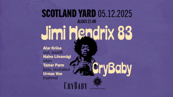 Jimi Hendrix 83 by Cry Baby